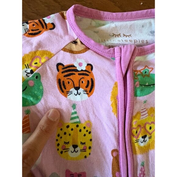Little Sleepies Pink Party Pals Shorty Zippy - Picture 3 of 3